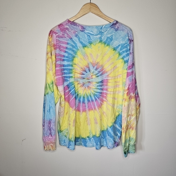 Hanes Adult Extra Large Tie Dye Heavy Longsleeve - Picture 3 of 6